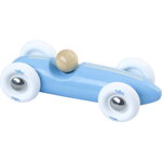 Vilac Drevené auto mini Grand Prix, vintage svetlo modré, 3 hračky pre deti