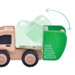 Wonderworld Drevené auto mini smetiar, 1 hračky pre deti