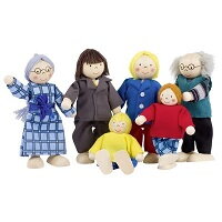 Bábiky a bábky do domčeka pre bábiky