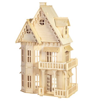 Woodcraft Drevené 3D puzzle Gotický dom DH001