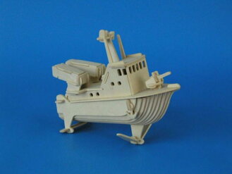 Woodcraft Drevené 3D puzzle Bojový čln P038