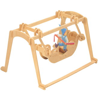 Woodcraft Drevené 3D puzzle Hojdačka P034