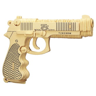 Woodcraft Drevené 3D puzzle Beretta M92F P112