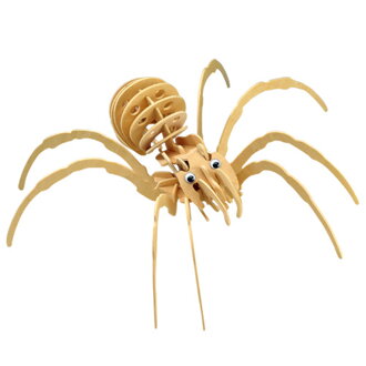 Woodcraft Drevené 3D puzzle Čierna vdova E033