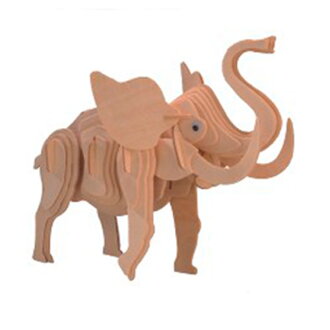 Woodcraft Drevené 3D puzzle Veľký Slon M016