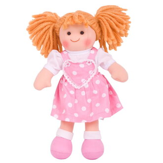 Bigjigs Toys Látková bábika Ruby - 28 cm