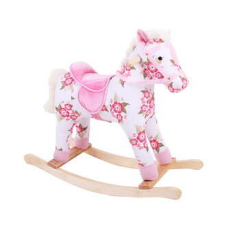 Bigjigs Toys Hojdací kôň s kvetmi