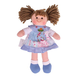 Bigjigs Toys Látková bábika Sarah - 28 cm
