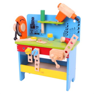 Bigjigs Toys Drevený pracovný ponk