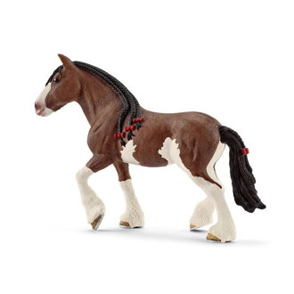 Schleich zvieratko - kobyla Clydesdalská