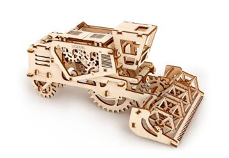Ugears 3D mechanické puzzle - Kombajn 154 ks