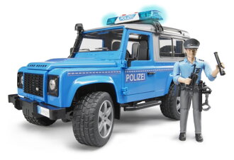 Bruder 2597 Land Rover Policajné auto s figúrkou