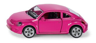 SIKU Blister - VW Beetle ružový s nálepkami 1:55
