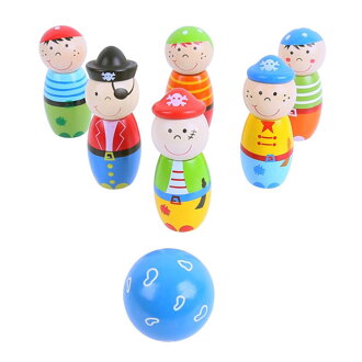 Bigjigs Toys Drevené kolky Piráti