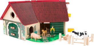 Small Foot Drevená farma s príslušenstvom