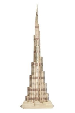 Woodcraft Drevené 3D puzzle Veža Dubaj P246