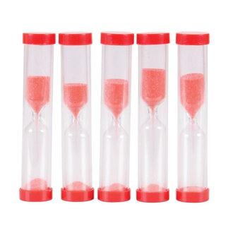 Bigjigs Toys Presýpacie hodiny červené 30 sekúnd 1 ks