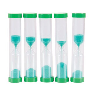 Bigjigs Toys Presýpacie hodiny zelené 1 minúta 1 ks