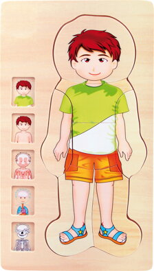 Small Foot Puzzle Anatómia Tim