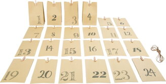 Small Foot Adventný kalendár Papierové taštičky