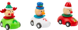Small Foot Vianočné autíčko 1 ks