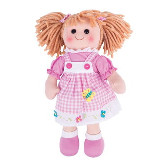 Bigjigs Toys Látková bábika Eva - 34 cm