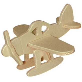 Woodcraft Drevené 3D puzzle mini skladačka lietadlo MA1029
