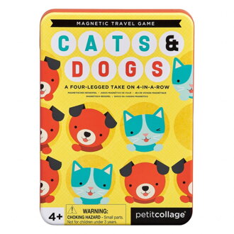 Petitcollage Magnetická hra Piškvorky Mačky a psy