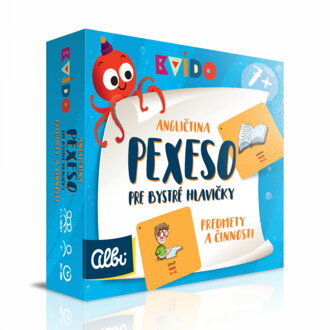Albi Kvído Pexeso pre bystré hlavičky Angličtina Predmety a činnosti