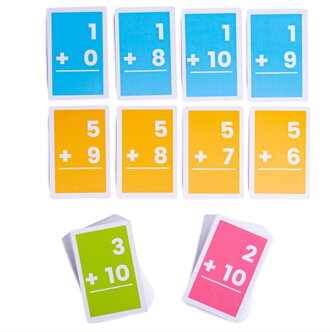 Bigjigs Toys Kartičky Sčítanie 1-10
