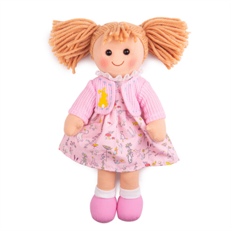 Bigjigs Toys Látková bábika Ella 34 cm