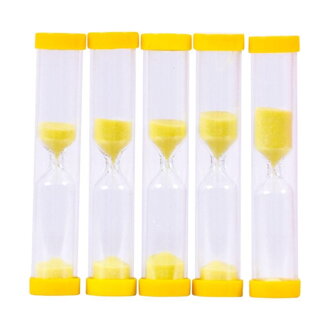 Bigjigs Toys Presýpacie hodiny 3 minúty žlté 1 ks