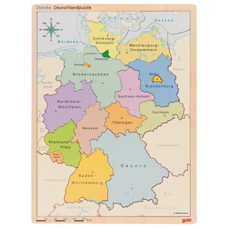 Goki Puzzle mapa Nemecka