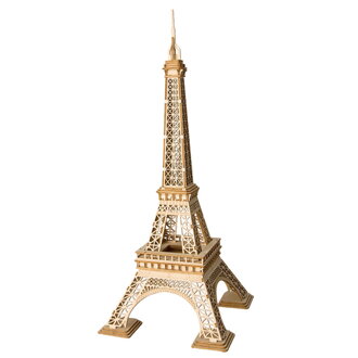 RoboTime Drevené 3D puzzle Eiffelova veža 122 ks
