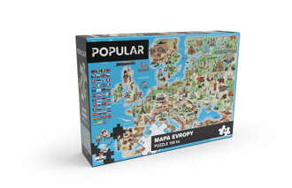 Popular Puzzle - Európa, 160 ks, česky