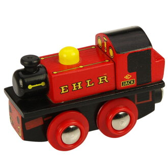 Bigjigs Rail Originálna drevená lokomotíva - EHLR Jack