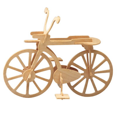 Woodcraft Drevené 3D puzzle Bicykel P012