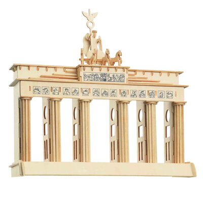 Woodcraft Drevené 3D puzzle Brandenburgská brána P078