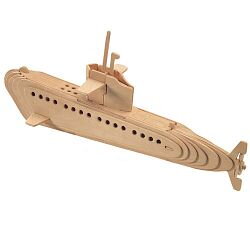 Woodcraft Drevené 3D puzzle Ponorka P042