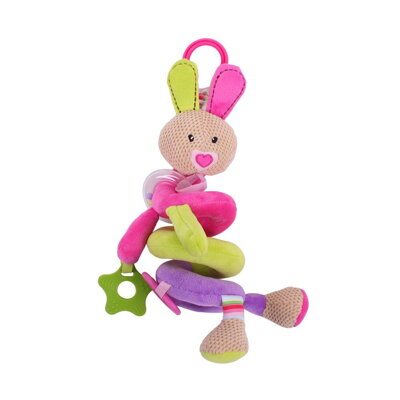 Bigjigs Toys Textilná postavička - Špirála králiček Bella