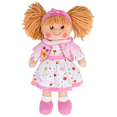 Bigjigs Toys Látková bábika Kelly - 34 cm