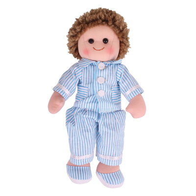 Bigjigs Toys Látková bábika Arthur - 34 cm