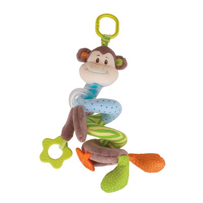 Bigjigs Toys Textilná postavička - Špirála opička