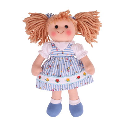 Bigjigs Toys Látková bábika Christine - 34 cm