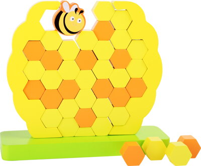 Small Foot Motorická balančná hračka Včelí úľ