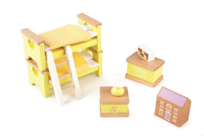 Tidlo Drevený nábytok žltý - detská izba