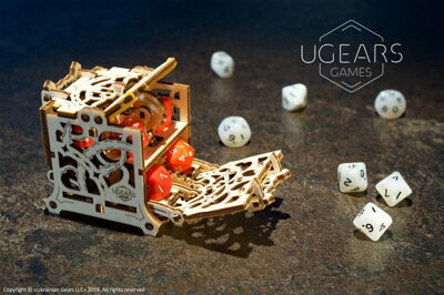 UGEARS 3D puzzle Box na kocky 62 ks