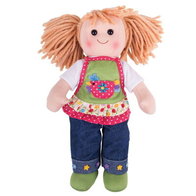 Bigjigs Toys Látková bábika Sophia - 38 cm