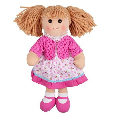Bigjigs Toys Látková bábika Becky - 38 cm