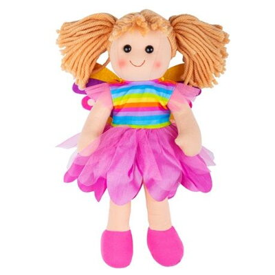 Bigjigs Toys Látková bábika Chloe - 34 cm